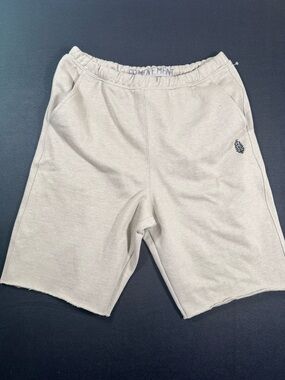 Free People Light Cream For the Wing Long Shorts